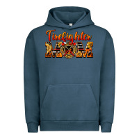 Pigment Midnight Navy American Firefighter Mom Urban Hoodie - LillyAllenDesigns
