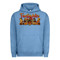 Pigment Pebble Blue American Firefighter Mom Urban Hoodie - LillyAllenDesigns