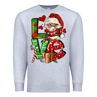 Heather Grey love gnomes Premium Sweatshirt - FaDigitalArtStudio