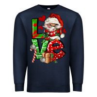 Navy love gnomes Premium Sweatshirt - FaDigitalArtStudio