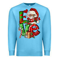Ocean Blue love gnomes Premium Sweatshirt - FaDigitalArtStudio