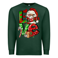 Sports Green love gnomes Premium Sweatshirt - FaDigitalArtStudio