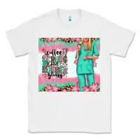 White coffee scrubs rubber gloves nurse Classic Tee - RanaPortraitStore