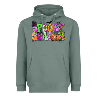 Sage Spooky Season Heavyweight Hoodie - texasbilliewilder