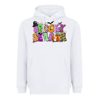 White Spooky Season Heavyweight Hoodie - texasbilliewilder