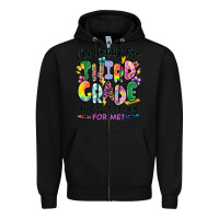 Black I'm ready for third grade but is it ready for me Zipper Hoodie - RanaPortraitStore