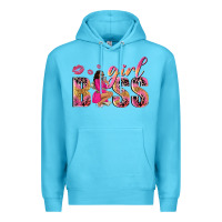 Girl Boss Afro Black Woman Premium Hoodie | Teevron