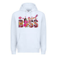 White girl boss afro black woman Premium Hoodie - NancyCooperArtShop