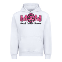 White breast cancer warrior mom Urban Hoodie - Jasminsmagicworld