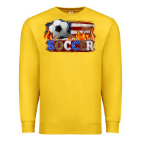 Lemon western american flag soccer Premium Sweatshirt - HRA Design Shop