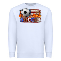 White western american flag soccer Premium Sweatshirt - HRA Design Shop