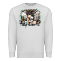 Dove Grey stay focused Premium Sweatshirt - SublimationCraftShop