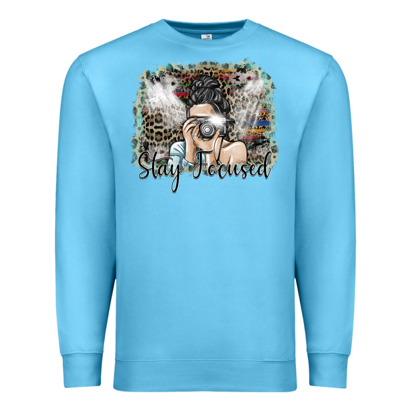 Stay Focused Premium Sweatshirt by SublimationCraftShop | Teevron