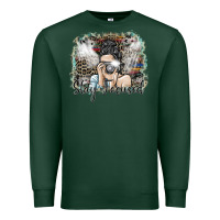 Sports Green stay focused Premium Sweatshirt - SublimationCraftShop