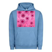 Pigment Pebble Blue breast cancer Urban Hoodie - Jasminsmagicworld
