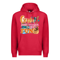 Cardinal girls just wanna have fun Premium Hoodie - NancyCooperArtShop
