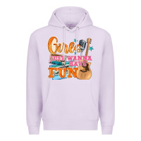 Lilac girls just wanna have fun Premium Hoodie - NancyCooperArtShop