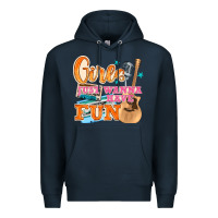 Navy girls just wanna have fun Premium Hoodie - NancyCooperArtShop