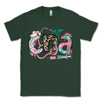 Sports Green floral cna certified nursing assistant Classic Tee - RanaPortraitStore