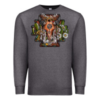 Charcoal Heather stay wild Premium Sweatshirt - SublimationCraftShop