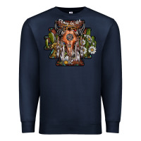 Navy stay wild Premium Sweatshirt - SublimationCraftShop