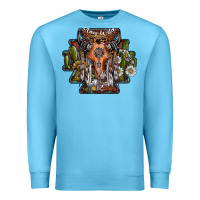 Ocean Blue stay wild Premium Sweatshirt - SublimationCraftShop