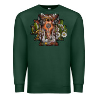 Sports Green stay wild Premium Sweatshirt - SublimationCraftShop