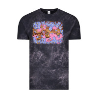 Cloud Black easter butterfly leopard background Vintage Tee - Artiststas