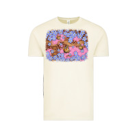 Vintage Arctic easter butterfly leopard background Vintage Tee - Artiststas