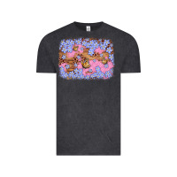 Vintage Black easter butterfly leopard background Vintage Tee - Artiststas