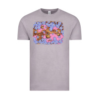 Vintage Zinc easter butterfly leopard background Vintage Tee - Artiststas