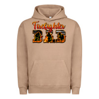 American Flag Firefighter Dad Urban Hoodie | Teevron