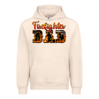 Sandshell American Flag Firefighter Dad Urban Hoodie - LillyAllenDesigns