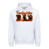 White American Flag Firefighter Dad Urban Hoodie - LillyAllenDesigns