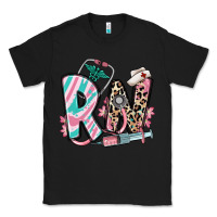 Black floral rn registered nurse Classic Tee - RanaPortraitStore