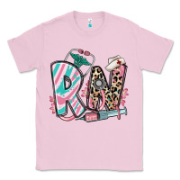 Bubblegum Pink floral rn registered nurse Classic Tee - RanaPortraitStore