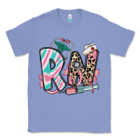 Colony Blue floral rn registered nurse Classic Tee - RanaPortraitStore