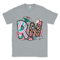 Heather Grey floral rn registered nurse Classic Tee - RanaPortraitStore