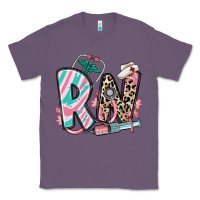 Lavender floral rn registered nurse Classic Tee - RanaPortraitStore