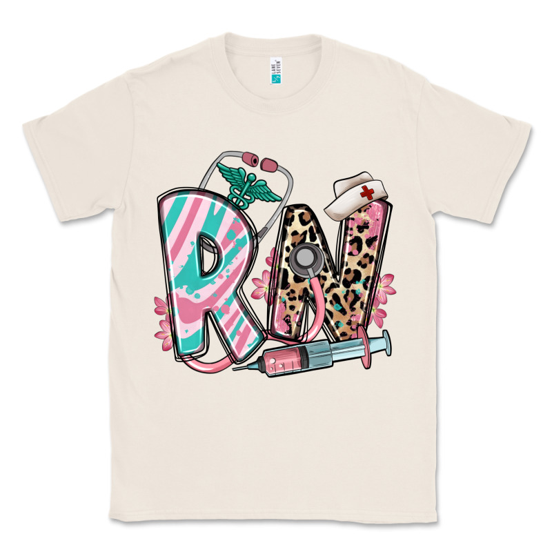 Floral Rn Registered Nurse Classic Tee by RanaPortraitStore | Teevron