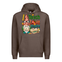 Coffee gnome teach love inspire Premium Hoodie - NancyCooperArtShop