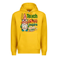 Lemon gnome teach love inspire Premium Hoodie - NancyCooperArtShop