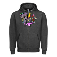 Charcoal Heather Pre -K Zipper Hoodie - RanaPortraitStore