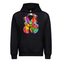 All Color Ribbon With Boxing Gloves Urban Hoodie | Teevron