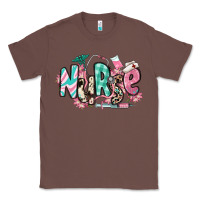 Chestnut floral nurse Classic Tee - RanaPortraitStore