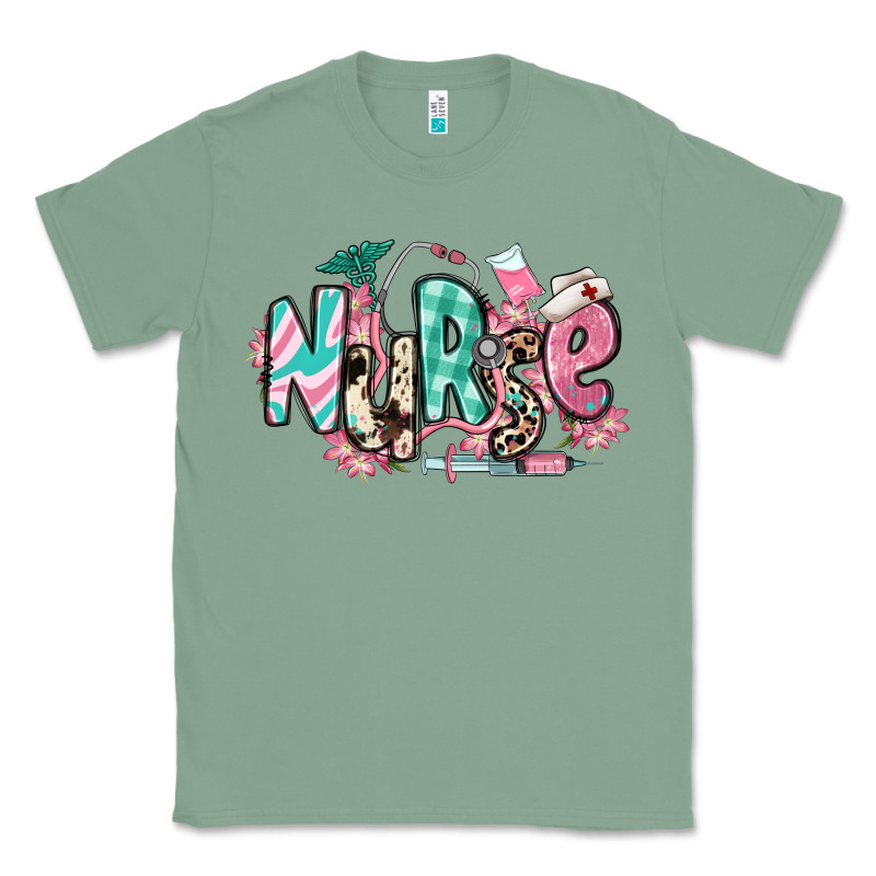 Floral Nurse Classic Tee by RanaPortraitStore | Teevron