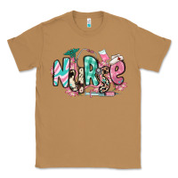 Toasted Coconut floral nurse Classic Tee - RanaPortraitStore