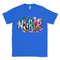 True Royal floral nurse Classic Tee - RanaPortraitStore
