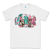 White floral nurse Classic Tee - RanaPortraitStore
