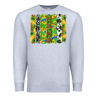 Heather Grey St. Patrick's Day brushstrokes Premium Sweatshirt - Neo Western